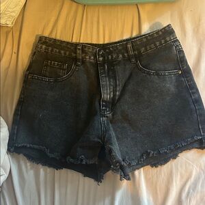 SHEIN Dark Gray Jean Shorts
